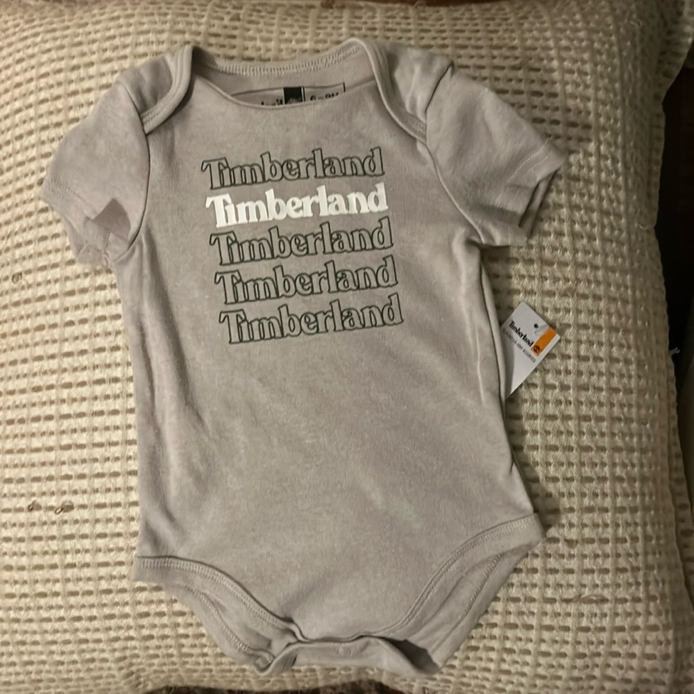 Timberland onesie size 6-9 months